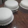 Terminada con la decoración de glasé,