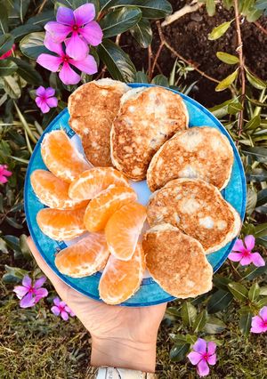 Una foto de Pancakes de Coco con Nuez