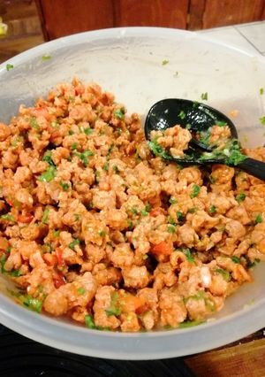 Una foto de Ceviche de soya