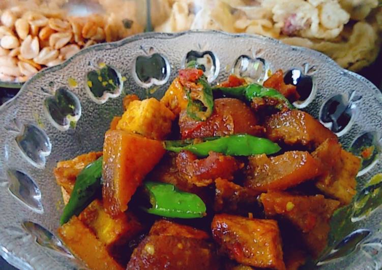 Kikil kecap cabe ijo