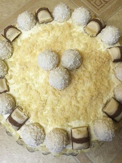 Rafaello torta recept fotója