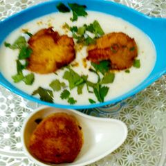 A picture of Bread Kofta in White Sause.