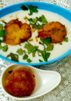 A picture of Bread Kofta in White Sause.
