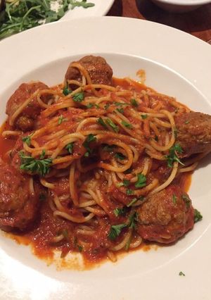 Une photo de Spaghetti et boulettes