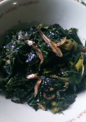 Foto resep Kateri #tumis daun pepaya teri