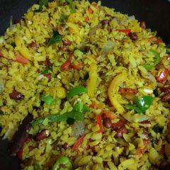 A picture of Veggie Poha.