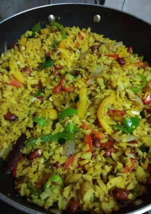 A picture of Veggie Poha.