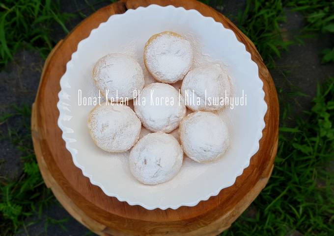 Resep membuat Donat Ketan Jajanan Ala Korea dijamin istimewa