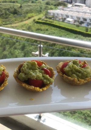 Una foto de Canastas de plátano verde