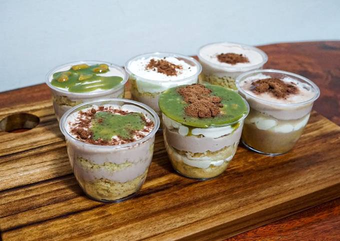 Tajil buka puasa | Desert cup tanpa mixer dan oven?!
