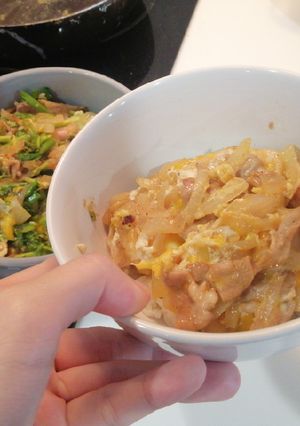 รูปของ ข้าวหน้าหมูสไลด์ สไตล์ญี่ปุ่น