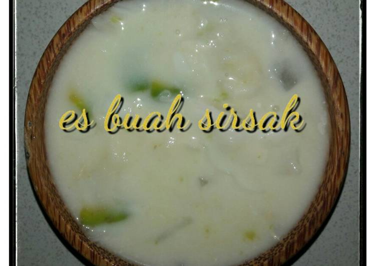 Resep: Es Buah siRsaK yang Renyah