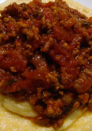A picture of Pork ragout with fennel and sage.