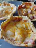 Cuenquitos de pizza
