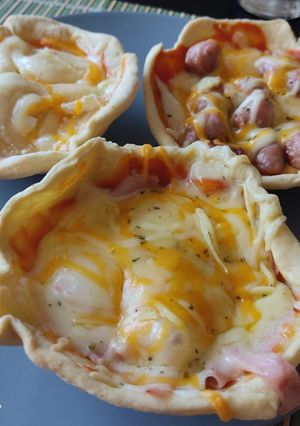 Una foto de Cuenquitos de pizza