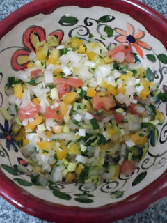 Una foto de Salsa criolla
