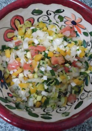 Una foto de Salsa criolla