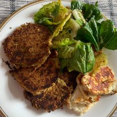 A picture of Easy falafels-5 ingredients.