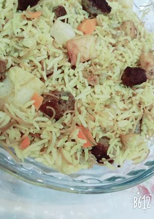 صورة لوصفة برياني لحم