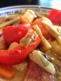 日式蔬菜牛肉咖喱 的食譜成品照片