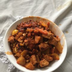 A picture of Tex-Mex Healthy Chicken Menudo.
