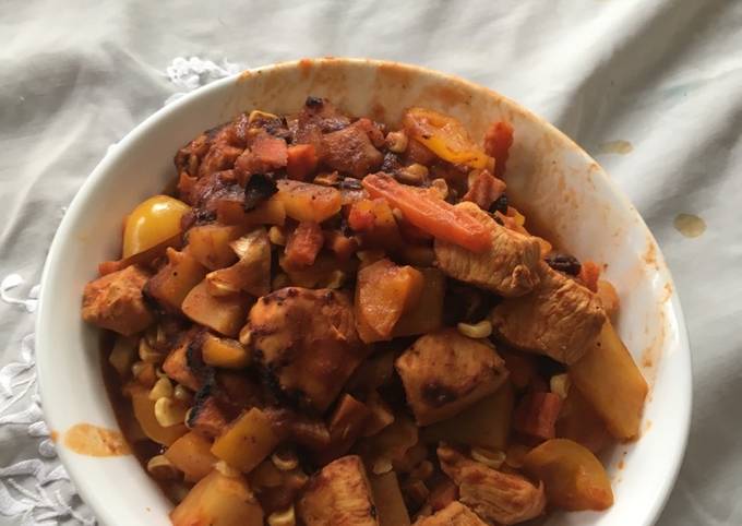 Recipe of Speedy Tex-Mex Healthy Chicken Menudo