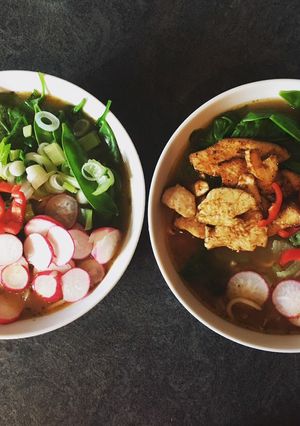 A picture of Relaxed Ramen - Veggie & or Chicken.