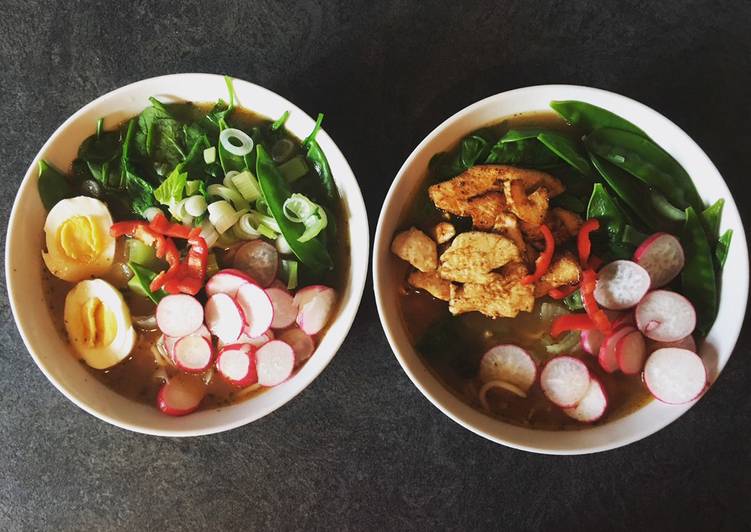 Step-by-Step Guide to Make Any-night-of-the-week Relaxed Ramen - Veggie & or Chicken