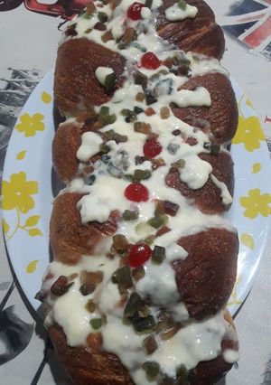 Una foto de Trenza de Pascuas súper fácil!!!😋