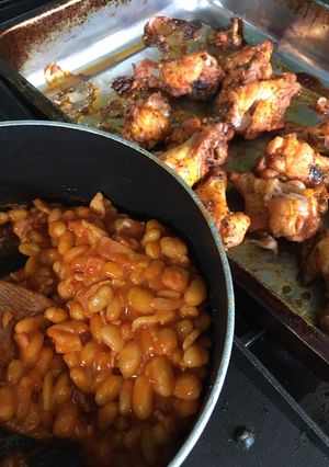 A picture of Spicy BBQ Beans.