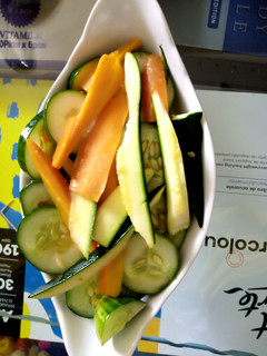 A picture of Courgette sweet carot Salad.