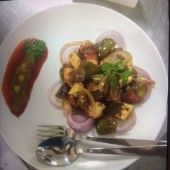 A picture of Chilli paneer.