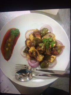 A picture of Chilli paneer.