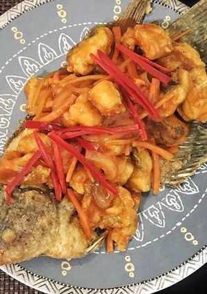 Foto resep Gurame Asam Manis (Angsio Hie Bien)
