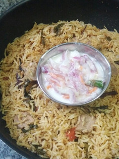 பலாக்காய் பிரியாணி & தயிர் பச்சடி செய்முறை முக்கிய புகைப்படம்