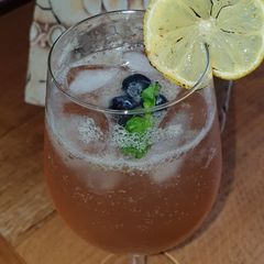 A picture of Basil and Hemp G&T.