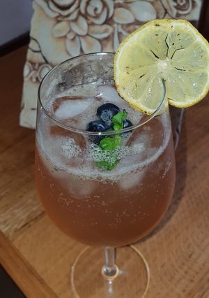 A picture of Basil and Hemp G&T.
