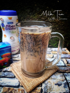 Foto resep Milk tea with cincau