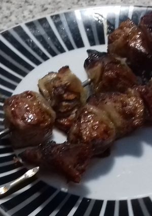 صورة لوصفة طريقة تحضير بولفاف أو الكبدة المشوية