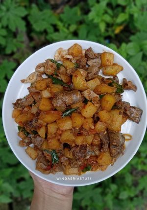 Foto resep Sambal goreng hati kentang