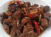 Gambar tumis daging sapi kecap