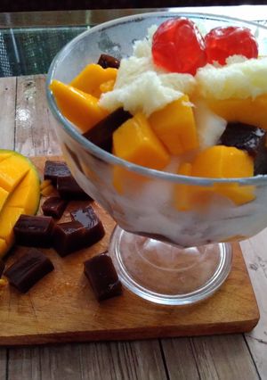 Foto resep Es Serut Mangga Tanpa mesin serut