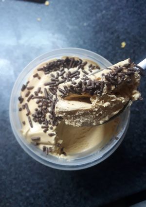 Una foto de Helado de Manjar