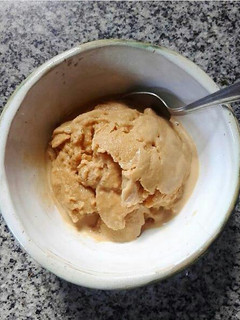Una foto de Helado light de dulce de leche