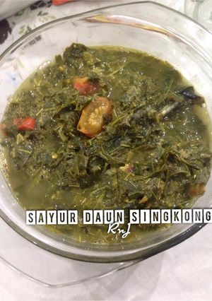 Foto resep Sayur Daun Singkong