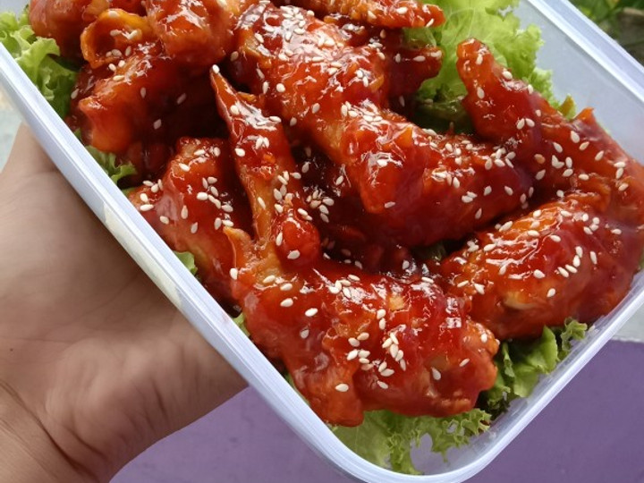 Ternyata begini lho! Bagaimana cara buat Korean Spicy Chicken Wings dijamin spesial