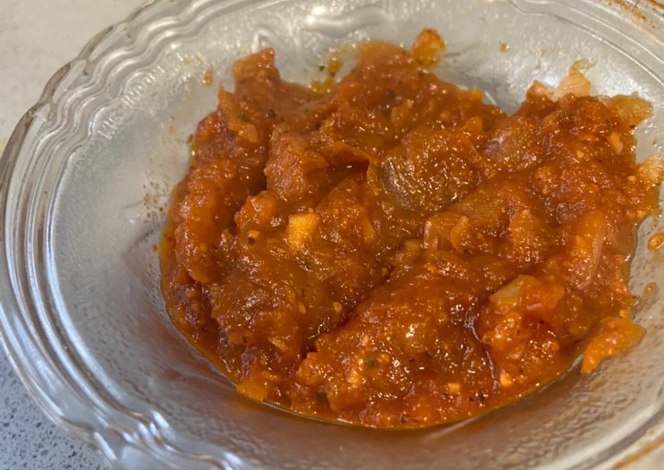 Homemade pizza pasta sauce