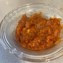 A picture of Homemade pizza pasta sauce.