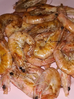 Una foto de Langostinos a la plancha