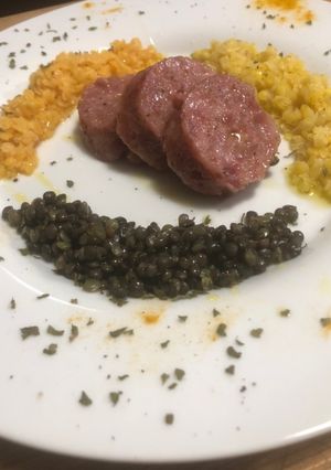 Foto di Cotechino e cromature di lenticchie